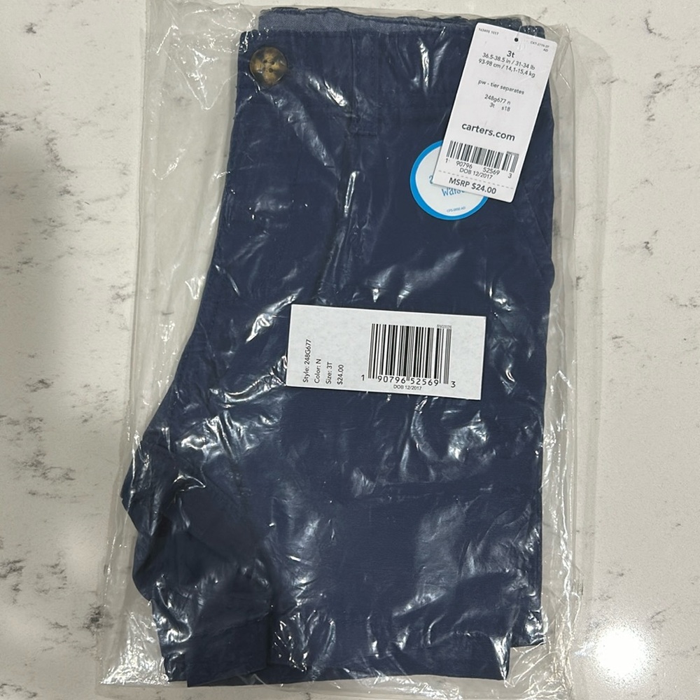 NWT Carters Adjustable Waist Shorts